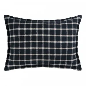 Quincy Feather Fill Cushion 35x50cm in Indigo by OzDesignFurniture, a Cushions, Decorative Pillows for sale on Style Sourcebook