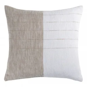 Sanford Feather Fill Cushion 50x50cm in Milk by OzDesignFurniture, a Cushions, Decorative Pillows for sale on Style Sourcebook