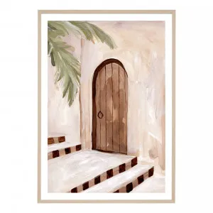 Villa Entrance Blush Framed Print in 62 x 87cm by OzDesignFurniture, a Prints for sale on Style Sourcebook