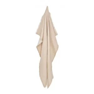 Hayley Cotton Throw, 130x160cm, Nude / Cream by j.elliot HOME, a Throws for sale on Style Sourcebook