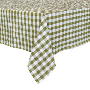 Ginny Cotton Tablecloth, 270x150cm, Green by j.elliot HOME, a Table Cloths & Runners for sale on Style Sourcebook