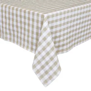 Ginny Cotton Tablecloth, 270x150cm, Beige by A.Ross Living, a Table Cloths & Runners for sale on Style Sourcebook