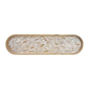 Maya Mango Wood Oblong Serving Tray, Large by j.elliot HOME, a Trays for sale on Style Sourcebook