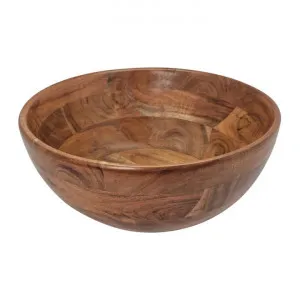 Brooks Timber Salad Bowl, Natural by j.elliot HOME, a Bowls for sale on Style Sourcebook