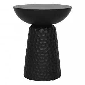 Braxton Side Table in Mangowood Black by OzDesignFurniture, a Bedside Tables for sale on Style Sourcebook