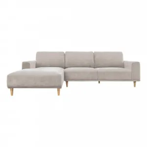 Scott 2.5 Seater Sofa + Chaise LHF in Nature Beige by OzDesignFurniture, a Sofas for sale on Style Sourcebook