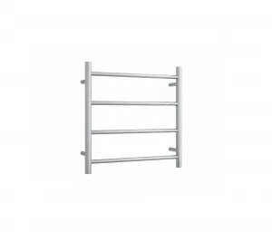 12 Volt Round Ladder Heated Towel Rail 55cm x 55cm - 3 colours available Polished Stainless Steel by Luxe Mirrors, a Towel Rails for sale on Style Sourcebook