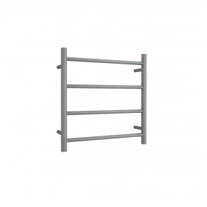 Gun Metal Round Ladder Heated Towel Rail - 2 sizes available Hard Wired W550mm x H550mm by Luxe Mirrors, a Towel Rails for sale on Style Sourcebook