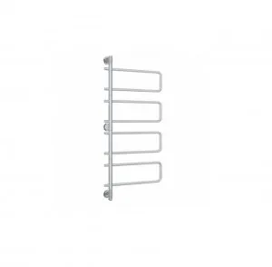 Curved Straight Round Swivel Heated Towel Rail 126cm x 57cm Plug In by Luxe Mirrors, a Towel Rails for sale on Style Sourcebook