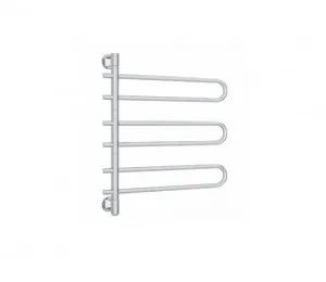 Straight Curved Round Swivel Heated Towel Rail 74cm x 67.5cm Plug In by Luxe Mirrors, a Towel Rails for sale on Style Sourcebook