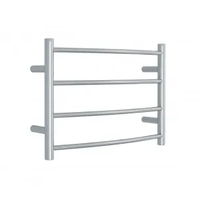 Curved Round Ladder Heated Towel Rail Range - 5 sizes available Plug In W600mm x H420mm by Luxe Mirrors, a Towel Rails for sale on Style Sourcebook