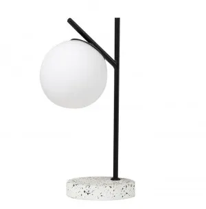 Flo Terazzo Table Lamp - White by Interior Secrets - AfterPay Available by Interior Secrets, a Lamps for sale on Style Sourcebook
