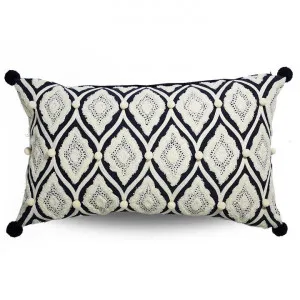 Village Bumble Cotton Long Lumbar Cushion by Canvas Sasson, a Cushions, Decorative Pillows for sale on Style Sourcebook