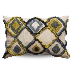 Mansour Tangier Cotton Lumbar Cushion by Canvas Sasson, a Cushions, Decorative Pillows for sale on Style Sourcebook