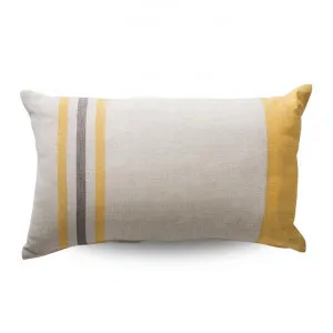 Savanna Dawn Linen Lumbar Cushion by Canvas Sasson, a Cushions, Decorative Pillows for sale on Style Sourcebook