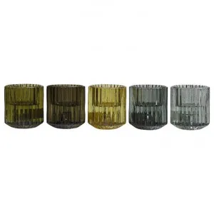 Lune Essence 5 Piece Glass Votive Set by Canvas Sasson, a Home Fragrances for sale on Style Sourcebook