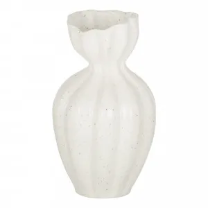 Clara Vase 17.3x29.7cm in Ivory by OzDesignFurniture, a Vases & Jars for sale on Style Sourcebook