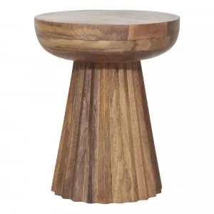 Remi Side Table in Mangowood Natural by OzDesignFurniture, a Bedside Tables for sale on Style Sourcebook
