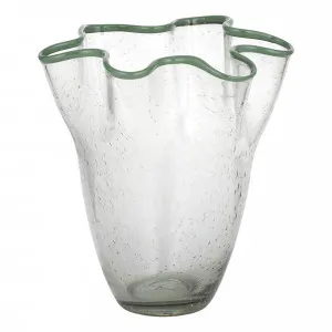 Jarvis Vase Small 21x24.5cm in Grey/Green by OzDesignFurniture, a Vases & Jars for sale on Style Sourcebook