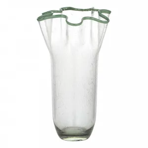 Jarvis Vase Large 21x35cm in Grey/Green by OzDesignFurniture, a Vases & Jars for sale on Style Sourcebook