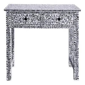 Essence Mother Of Pearl Inlaid Console Table, 80cm by Philuxe Home, a Console Table for sale on Style Sourcebook