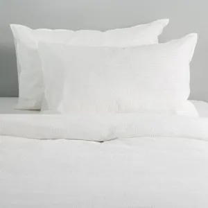Canningvale Modella Quilt Cover Set - White, Queen, Cotton by Canningvale, a Sheets for sale on Style Sourcebook