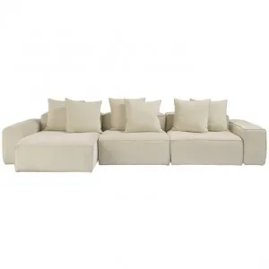 Riley Muse Flax Modular Sofa - 3 Seater Chaise by James Lane, a Sofas for sale on Style Sourcebook