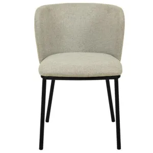Bleheim Fabric & Steel Dining Chair, Set of 2, Light Crey by Conception Living, a Dining Chairs for sale on Style Sourcebook