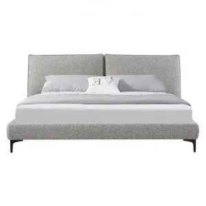 Olgod Boucle Fabric Platform Bed, Queen, Sand by Conception Living, a Beds & Bed Frames for sale on Style Sourcebook