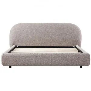 Borre Boucle Fabric Platform Bed, King, Sand by Conception Living, a Beds & Bed Frames for sale on Style Sourcebook