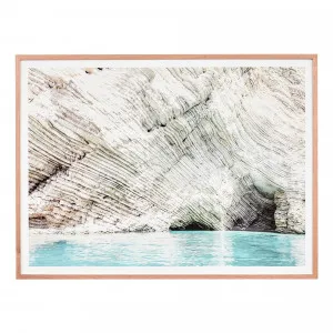 White Cliff Framed Print in 122 x 87cm by OzDesignFurniture, a Prints for sale on Style Sourcebook