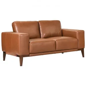 Bodega Leather Sofa, 2 Seater, Tan by Dodicci, a Sofas for sale on Style Sourcebook