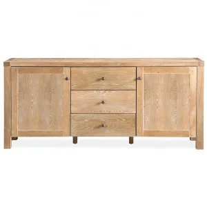 Aberdeen Elm Timber 2 Door 3 Drawer Buffet Table, 140cm by Dodicci, a Sideboards, Buffets & Trolleys for sale on Style Sourcebook