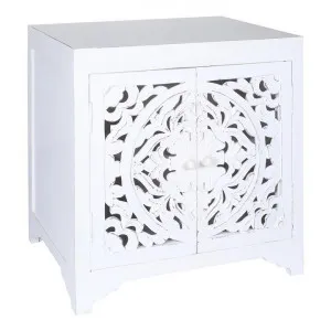 Orjane Handcrafted Mango Wood Bedside Table by Dodicci, a Bedside Tables for sale on Style Sourcebook