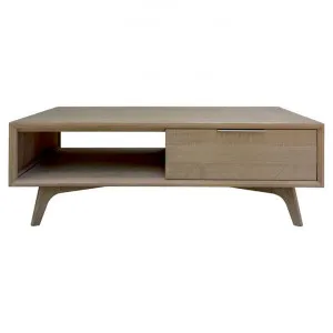 Griffith Acacia Timber 2 Drawer Coffee Table, 130cm by Dodicci, a Coffee Table for sale on Style Sourcebook