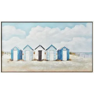 "Beach House Park" Framed Canvas Wall Art Painting, 112cm by NF Living, a Artwork & Wall Decor for sale on Style Sourcebook