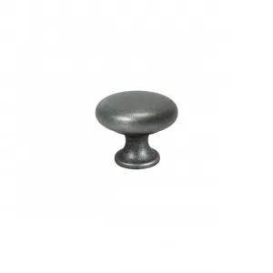 Momo Duke Round Knob - Pewter by Momo Handles, a Cabinet Hardware for sale on Style Sourcebook