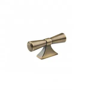 Momo Pembrey T Knob - Dark Brushed Brass by Momo Handles, a Cabinet Hardware for sale on Style Sourcebook