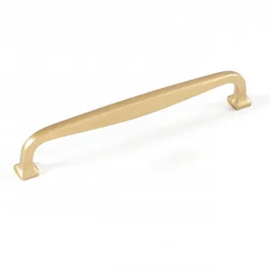 Momo Jago D Handle - Satin Brass by Momo Handles, a Cabinet Handles for sale on Style Sourcebook