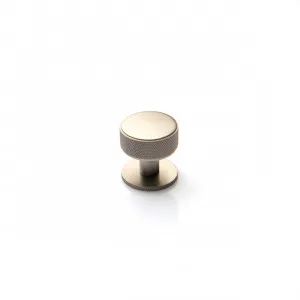Momo Belgravia Solid Brass Round Knob - Dull Brushed Nickel by Momo Handles, a Cabinet Hardware for sale on Style Sourcebook