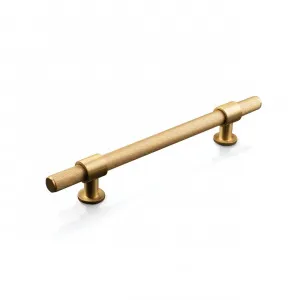 Momo Belgravia Solid Brass Bar Pull - Brushed Satin Brass by Momo Handles, a Cabinet Handles for sale on Style Sourcebook