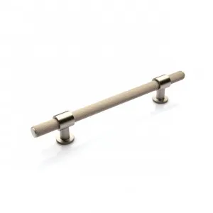 Momo Belgravia Solid Brass Bar Pull - Dull Brushed Nickel by Momo Handles, a Cabinet Handles for sale on Style Sourcebook