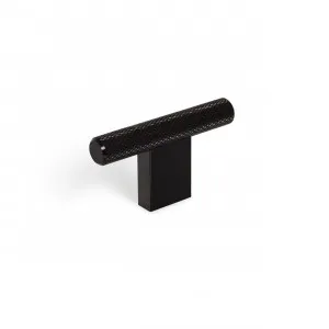Momo Graf Knurled T Knob - Brushed Black by Momo Handles, a Cabinet Hardware for sale on Style Sourcebook