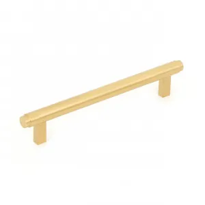 Momo Bellevue Solid Brass Plain Bar Pull In Brushed Satin Brass by Momo Handles, a Cabinet Hardware for sale on Style Sourcebook