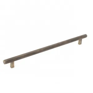 Momo Bellevue Solid Brass Knurled Appliance Pull 416mm In Dark Brushed Brass by Momo Handles, a Cabinet Hardware for sale on Style Sourcebook