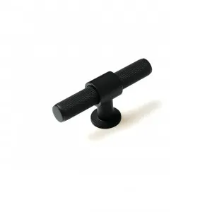 Momo Belgravia Solid Brass T Knob 82mm In Matt Black by Momo Handles, a Cabinet Hardware for sale on Style Sourcebook