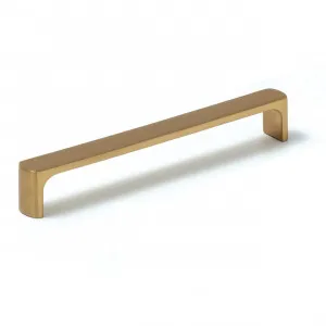 Momo Vena D Handle 160mm in Brushed Satin Brass by Momo Handles, a Cabinet Hardware for sale on Style Sourcebook