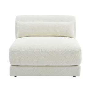 Santa Monica Boucle Ivory 1 Seat Armless Sofa Module by James Lane, a Sofas for sale on Style Sourcebook