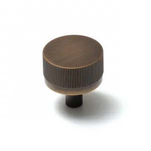 Momo Bellevue Solid Brass Lined Knob In Bronze by Momo Handles, a Cabinet Hardware for sale on Style Sourcebook