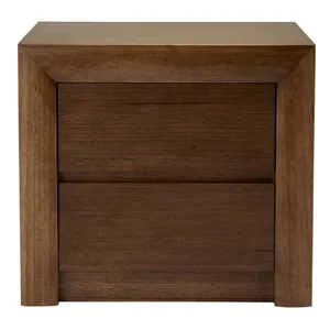 Bellambi Dark Messmate Bedside Table - 2 Drawer by James Lane, a Bedside Tables for sale on Style Sourcebook